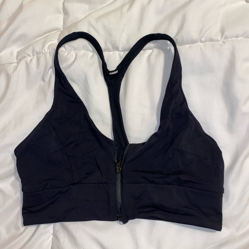 Lululemon Zip Up Sports Bra